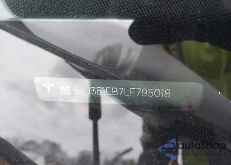 2020 Tesla Model 3 Long Range Dual Motor All-Wheel Drive from USA, damaged, VIN 5YJ3E1EB7LF795018